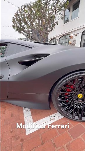 Blacked Out Ferrari F8 Tributo | Loud Exhaust & Aggressive Build 🔥 #supercar #ferrari #ferrarifans