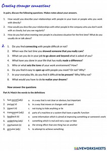 Creating stronger connections