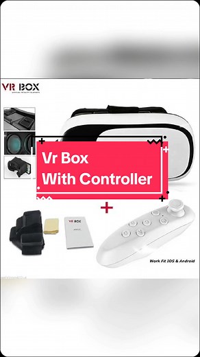 Immerse Yourself in Virtual Reality with VR Box and Controller