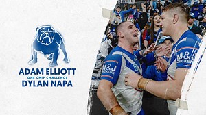 🌶 Bulldogs forwards Adam Elliott & Dylan Napa took on Kayo Sports One Chip Challenge. #proudtobeabulldog | Canterbury-Bankstown Bulldogs