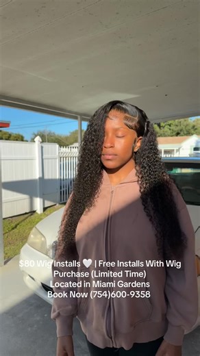 $80 Install? FREE when you buy a wig at vendor price 😍 Miami Gardens Book now ✨ IG @thewigpaige #fyp #browardhairstylist #miamihairstylist #wigsonhand #homesteadhairstylist