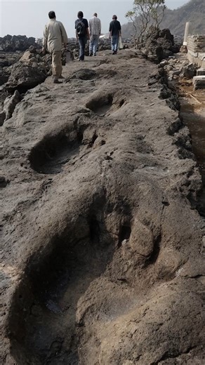 255K views · 5.2K reactions | Why Were These Giant Footprints Found in Stone? #mystery #giant #ancient #footprints | Life's Biggest Questions | Facebook