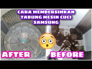 HOW TO CLEAN A DIRTY SAMSUNG AUTOMATIC WASHING MACHINE TUBE | FACTORY INSTALLATION WITHOUT HASSLE