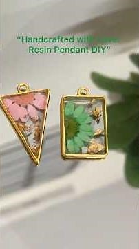 How to Make Resin Pendants Step by Step | Beginner Friendly!
