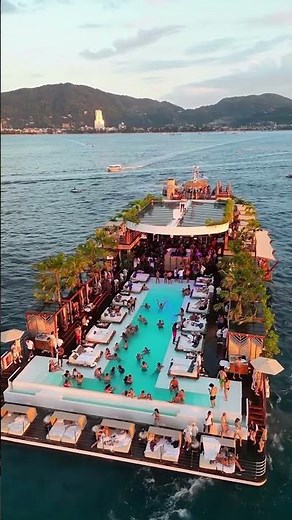 Yona Beach, Phuket, Thailand | Floating Beach Club, Luxury Travel, Ocean Party