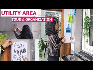 Utility Area Tour and Organization/ Smart Layout & Daily Use Organization Ideas