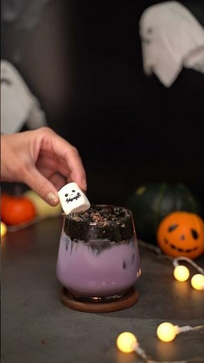 🟣☕ Dark Magic Taro Latte