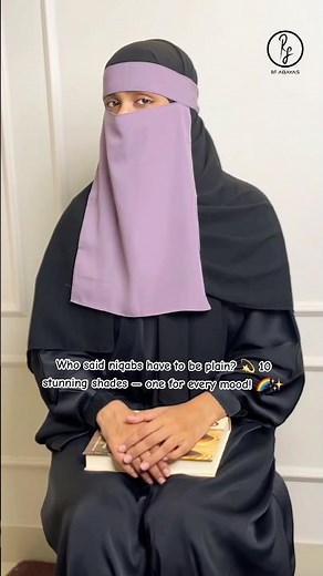 🧕Colorful Niqab Collection | Premium Fabric | Modest Yet Stylish 💫 | RF Abayas & Hijabs