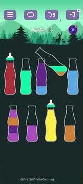 Lucky Level 13? 🍀 Water Sort #Shorts #gaming