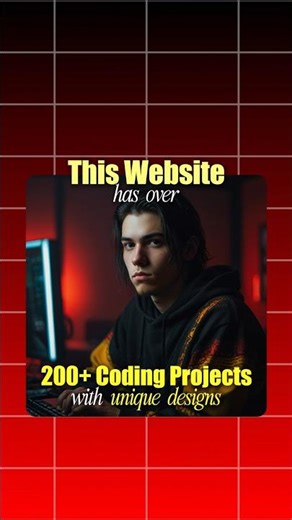 A website with free 200+ coding projects👨‍💻
