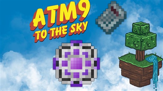 使用10W+材料 终于搓出了 256M 和 无限不可能装置！ATM9 Sky 我的世界 第十三期