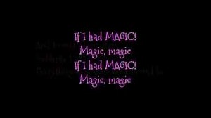 Barbie movie song: If I had magic lyrics on screen Chords - ChordU
