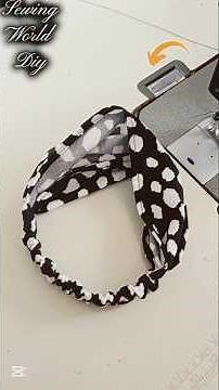 You Can Sew This Hair Bandana in Minutes 😍 | Easy DIY #sewing