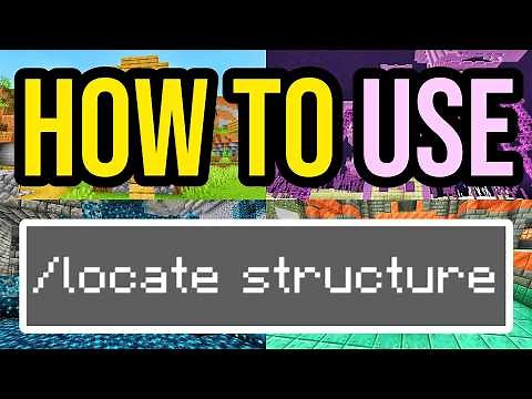 How To Locate Structures In Minecraft WITHOUT MODS! PS4/PS5, Xbox, MCPE, Bedrock & Java!