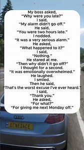 The Perfect Excuse#funny #jokes #humor #shorts