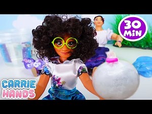 Easy DIY Themed Squishies Of Disney's Encanto, Little Mermaid And Barbie | Fun Compilation For Kids