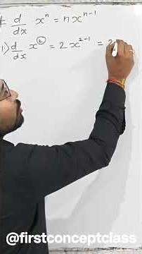 Differentiation Zero Level 🔥 | Class 11 Maths | Basics Clear in 60 sec #mathproblems #class11maths