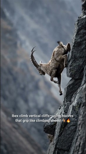 The Goat That Climbs Vertical Walls 😳🐐🔥