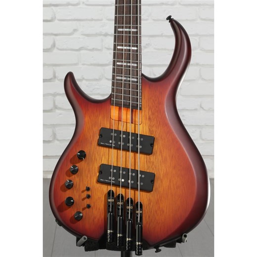 Sire Marcus Miller M6 4-string Headless Left-handed Bass Guitar - Tobacco Sunburst Satin