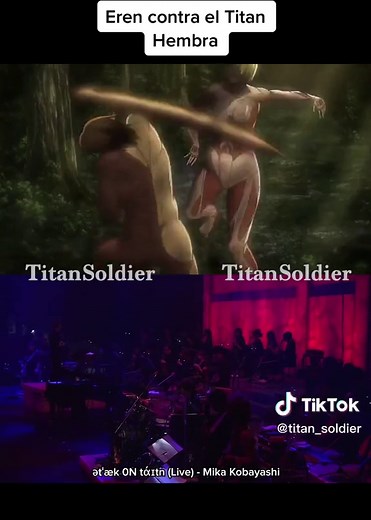 Eren vs Titan Hembra - Un Epic Momento de Shingeki