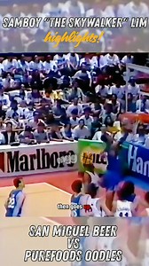 Samboy "The Skywalker" Lim Highlights Purefoods Oodles vs San Miguel Beer #samboylim #SkywalkerNgPBA #PBALEGEND #PBA50 #PBAThrowback #fypviralシ | Marlon G. Giba