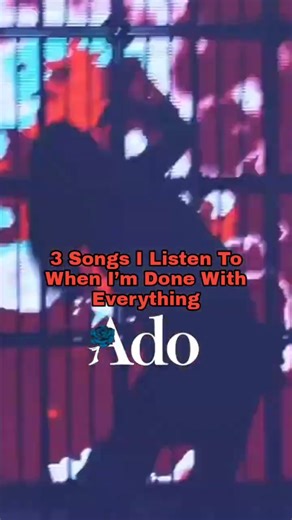 🔥I Listen To This When I'm Done With Everything🔥 #adojpop #ado #usseewa #adolive #adoutaite #jpop