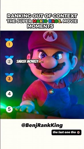 Ranking The Super Mario Bros. Movie Moments😭