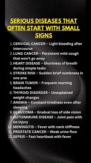 12 Serious Diseases That Often Start With Small Warning Signs You Shouldn’t Ignore