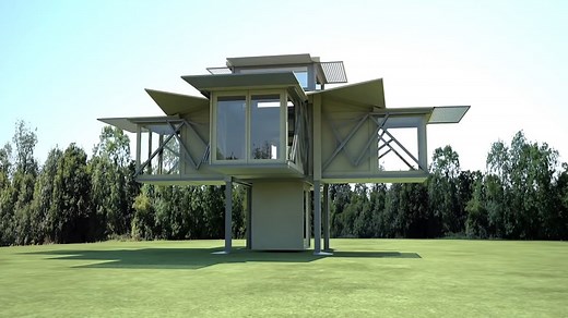 This house can fold and unfold itself in 10 minutes