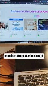 container component in React js #shorts