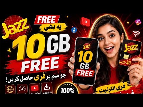 Jazz Free Internet 2026 | 100% Working codes |10Gb Free Internet