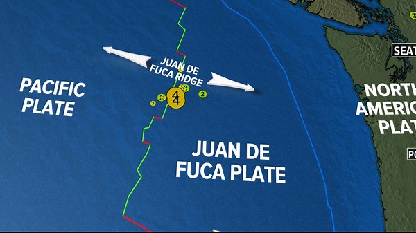 Overnight offshore earthquake swarm poses no danger to Pacific Northwest, expert says