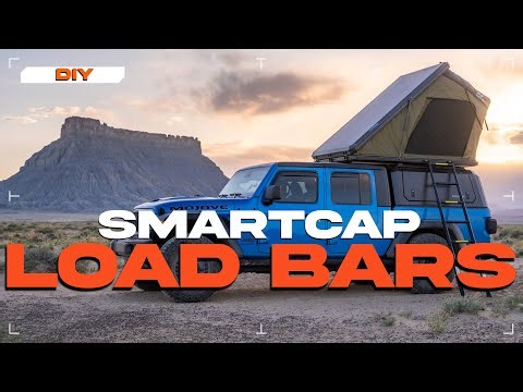 DIY SmartCap Load Bars – Heavy-Duty 80/20 Roof Rack for Rooftop Tent