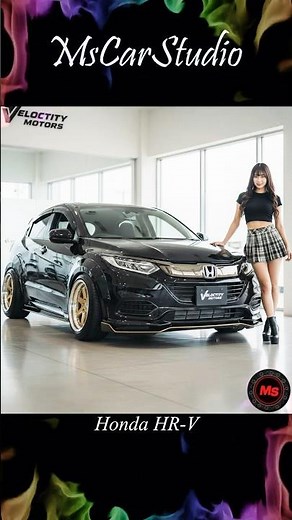 Honda Vezel Lowdown Custom JDM #honda #hrv #vezel #jdm #ai #widebody