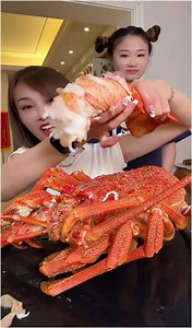 "ASMR Seafood Eating Sounds — Shrimp, Clams & Lobster Crack 🦐💥" | ASMR FOOD