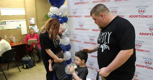 National Adoption Day brings emotional moments for families