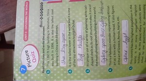 7pictureUNIT-II : EXPLORING THE WORLDQuizRead the clues an... | Filo