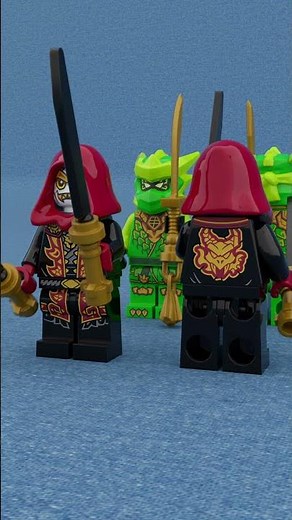LEGO Ninjago Minifigures Jay and Lloyd from Set 71862 #lego #legoninjago