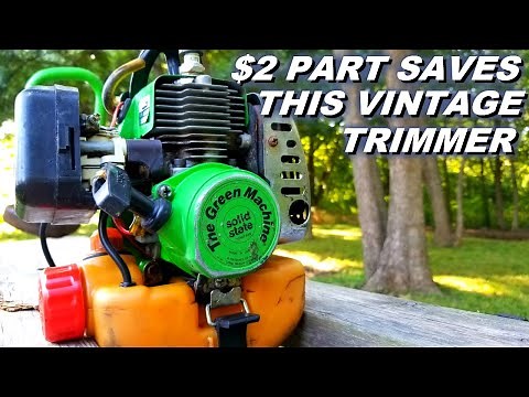 Saving a Vintage Green Machine trimmer brush cutter