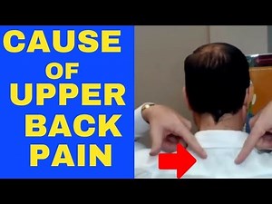 Cause of Upper Back Pain Between Shoulder Blades and Neck -Chiropractor in Vaughan Dr Walter Salubro