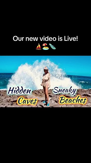 Explore Oven Rock, the Gemstone Cave and a secluded beach with us on Great Guana Cay in the Exumas https://youtu.be/r0vb17Voluk #bahamas #sailing #caves #youtubevideo #fyp