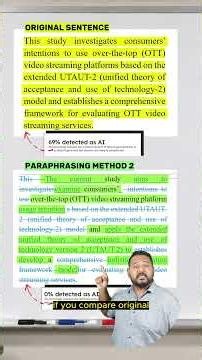 100% WORKS Paraphrasing Method to Reduce Turnitin AI Percentage
