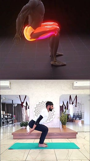 Want to jump higher and build explosive leg power? 🚀🔥 . . ​Bahut se log squat jumps karte toh hain, par sahi muscles ko engage karna bhool jaate hain. Is video mein dekhiye ki kaise aapka sharir ek 'spring' ki tarah kaam karta hai: ​🔹 The Load: Down jaate waqt aapke Quads, Hamstrings aur Glutes energy absorb karte hain. 🔹 The Launch: Upward jump ke liye saari muscles ek saath fire hoti hain (don't forget to brace your core!). 🔹 The Landing: Calves ka use karke soft landing karein taaki join