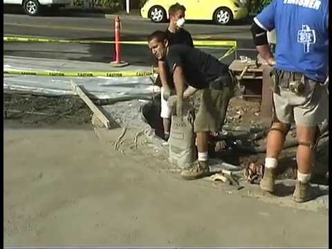 Stamped Concrete Installation