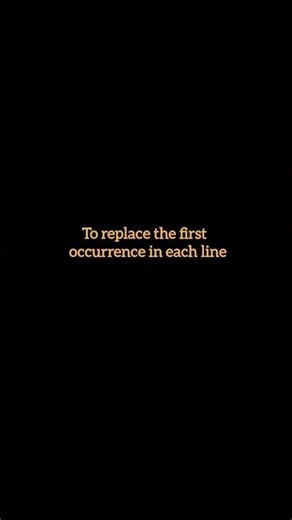 Advanced Linux Command Day 16 | sed explained. #linux #sed #linuxcommands #devops #sysadmin #shorts