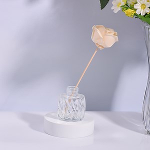 [Hot Item] Customize Popular Small Volum Glass Reed Diffuser Container for Home Scents