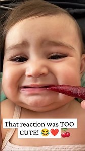 Baby Tries It… And Instantly Regrets It 😂❤️ | #cutereaction