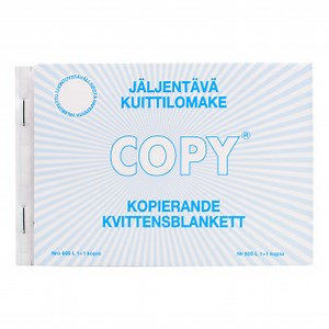 Kuittilomake A6 jäljentävä