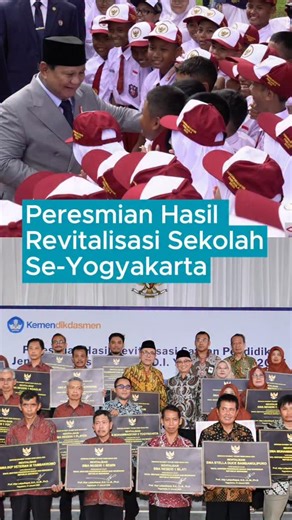 Prof. Atip Latipulhayat on Instagram: "Saya berkesempatan meresmikan 28 Sekolah Menengah Atas (SMA) hasil Program Revitalisasi Satuan Pendidikan Tahun Anggaran 2025. Peresmian dilaksanakan di SMA Ali Maksum Krapyak, Daerah Istimewa Yogyakarta, pada Sabtu (31/1/2026), sebagai bagian dari komitmen pemerintah dalam memperkuat kualitas dan pemerataan layanan pendidikan nasional. Program revitalisasi satuan pendidikan merupakan salah satu program unggulan Presiden Prabowo Subianto dalam agenda pemban