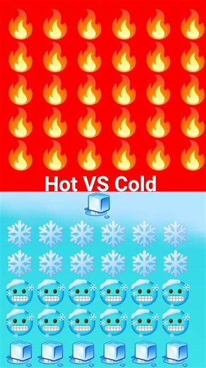 hot vs cold challenge